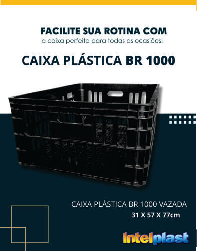 caixa plastica br 1000 intelplast