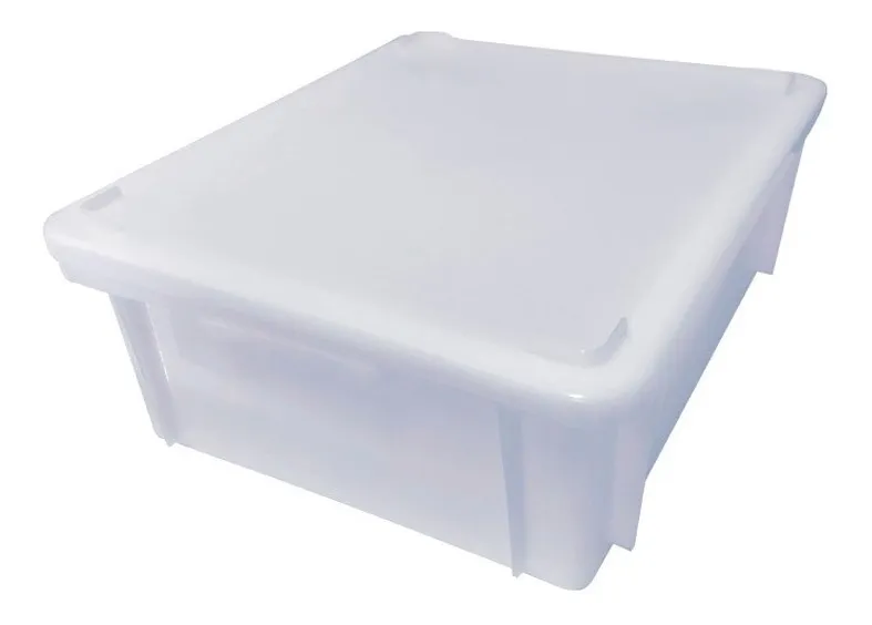 caixa plastica com tampa s650