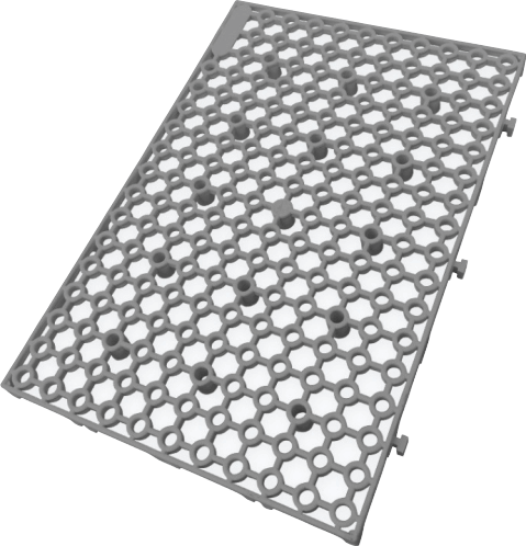 estrado plastico 30x20x1,6 intelplast