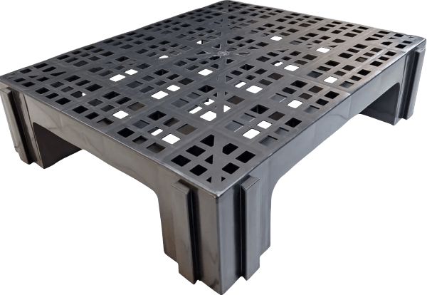 pallet 100x120x15 preto intelplast