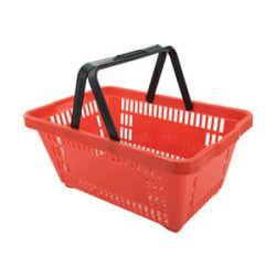 cesta plastica mercado 16 litros intelplast